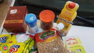 تهيه بسته های ارزاق و خواروبار برای خانواده های نيازمند