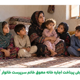 گزارش حمایت از سرپناه یک مادر و پنج فرزند